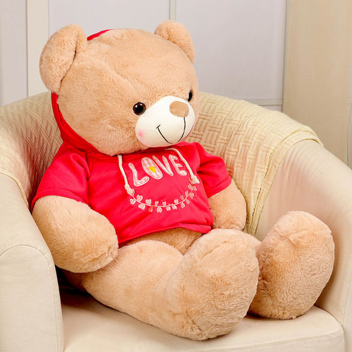 Мягкая игрушка «Медведь» в кофте, 95 см, цвет коричневый