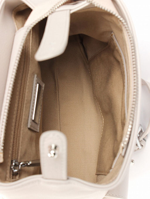 LACCOMA рюкзак А27149-молочный натуральная кожа хлопок