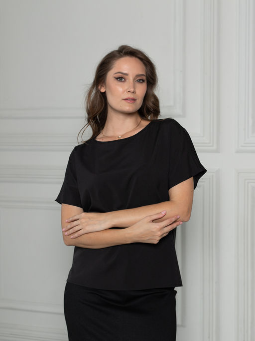 универсальная блуза свободного кроя, вискоза - Трика фото 4