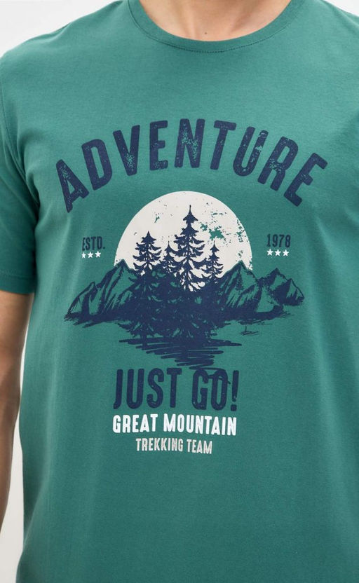 Футболка F411-06-838 d.green - Fine joyce фото 4