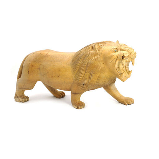 Статуэтка из дерева Лев символ власти, роскоши, защиты и стабильности 14см-31см - Сандаловый дом фото 3