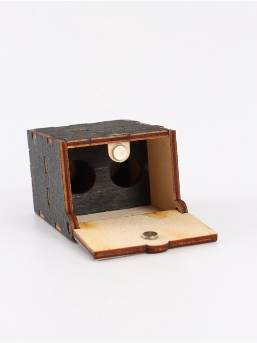 Цена за 2 шт. Коробка подарочная деревянная Пуля 4?5?6 см