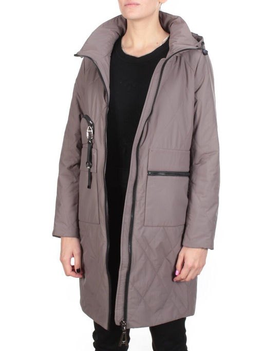 M-5022 GRAY Куртка демисезонная женская CORUSKY (100 гр. синтепон) - Fashion фото 9