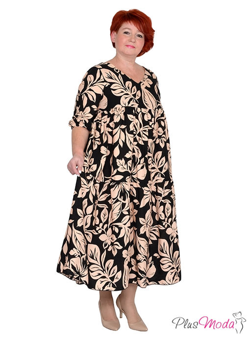 Платье Модель №1530 размеры 44-84 - Plusmoda фото 5