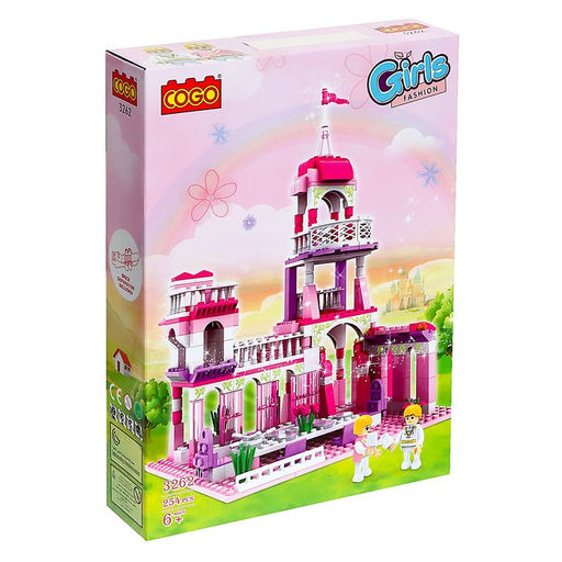 Конструктор Девчонки: королевская беседка, 254 детали - Cogo фото 4