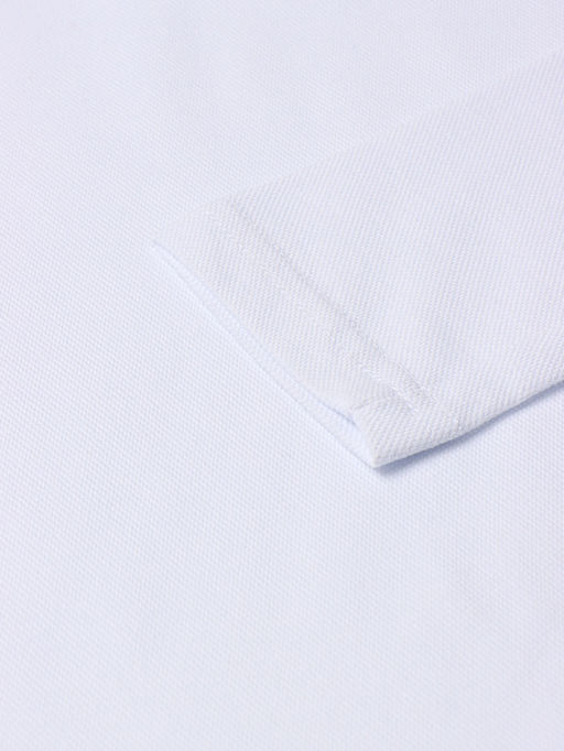 Лонгслив поло мужской MINAKU: Basic line MAN, белый, размер 42