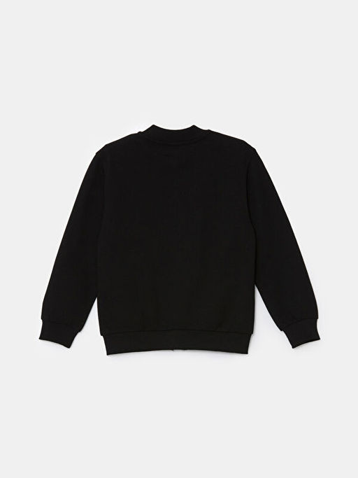 Kolej Yaka Basic Uzun Kollu Erkek ?ocuk Fermuarl? Sweatshirt - Waikiki фото 2