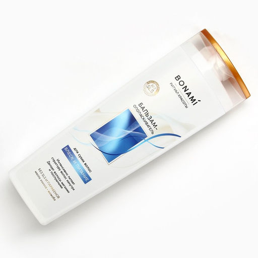 Бальзам для волос с маслом кокоса и жожоба, блеск и питание, 400 мл, BONAMI