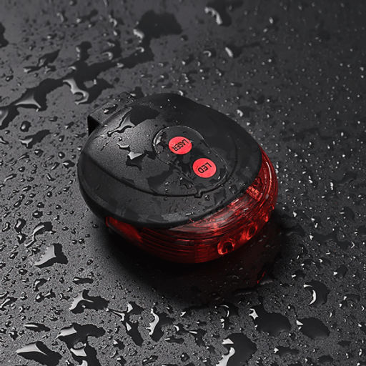 Фонарь задний COMIRON TA13 корпус: пластик, IPX4; свет: 5LED; 2 AAA батареи НЕ в компл.; четыре режима; два мощных боковых лазера. АКЦИЯ /уп 20/200/ - Галеонтрейд фото 2