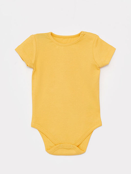 Bisiklet Yaka K?sa Kollu K?z Bebek ??t??tl? Body 5li - Waikiki фото 2