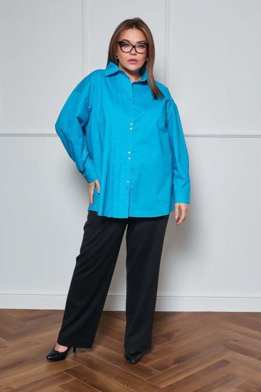 Рубашка Luxury Moda 1408 бирюзовый