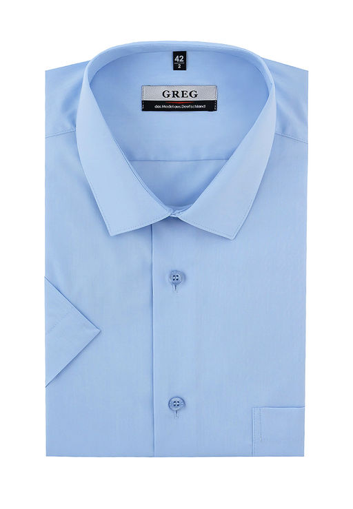Сорочка мужская короткий рукав GREG 220/209/4030/Z_GB  фото 2