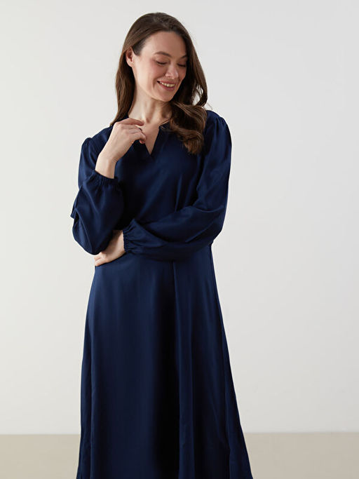 Ka??k Yaka Belmando Elbise