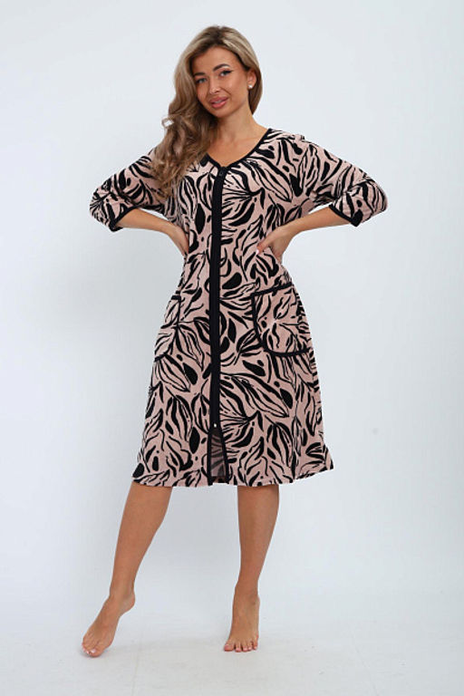 Халат велюровый на молнии (941-6) - Плиона фото 115