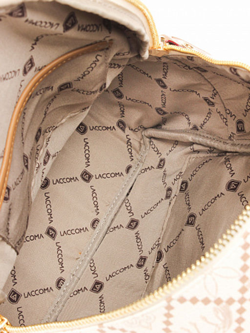 LACCOMA сумка АС89003-Россия-шоколад эко кожа хлопок