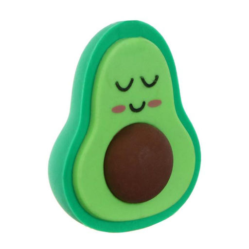 Ластик фигурный Авокадо с закрытыми глазками (штрихкод на штуке) - Calligrata фото 2