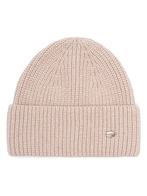 Шапка жен. пух енот+шерсть+виск LB-N88070 dirty pink