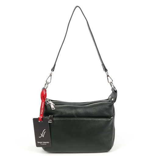 Женская кожаная сумка Sergio Valentini SV-8628 Грин  фото 2