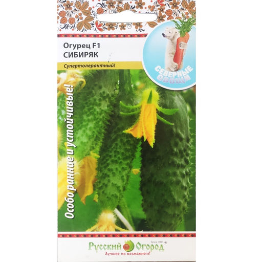 Огурец Сибиряк F1 (Северные овощи) 10шт. (НК)