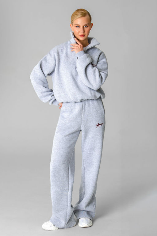 Арт. 2915 Костюм с начесом женский 44-52 (5 шт) Цвет:серый
