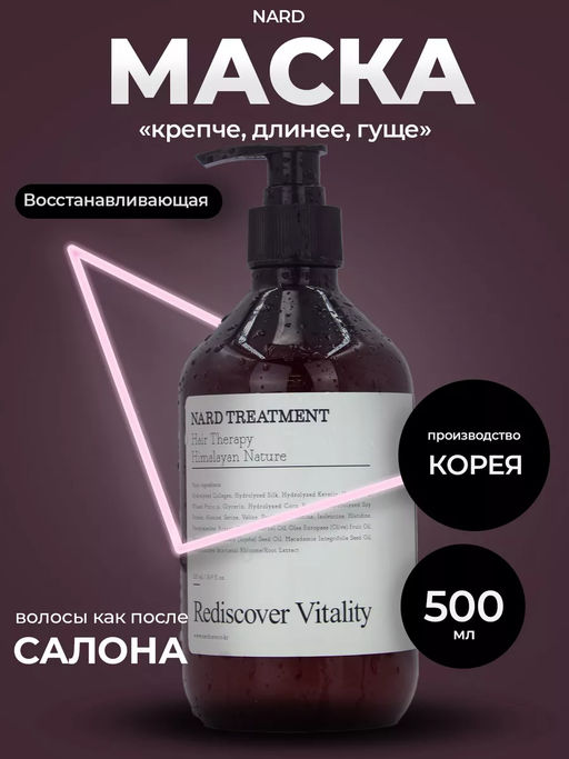 BOUQUET GARNI NARD - МАСКА ДЛЯ ВОЛОС И КОЖИ ГОЛОВЫ ВОССТАНАВЛИВАЮЩАЯ TREATMENT SIGNATURE, 500 МЛ
