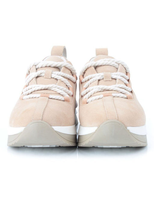 03-5950-6 BEIGE Полуботинки женские (натуральная замша)