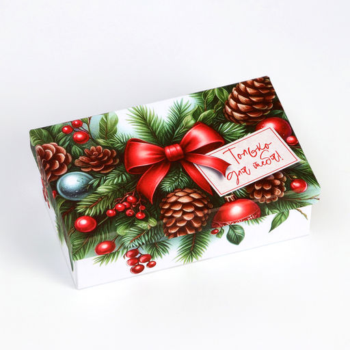 Набор подарочных новогодних коробок 10 в 1 «С новым годом», 32.5×20×12.5 - 12×7×4 см