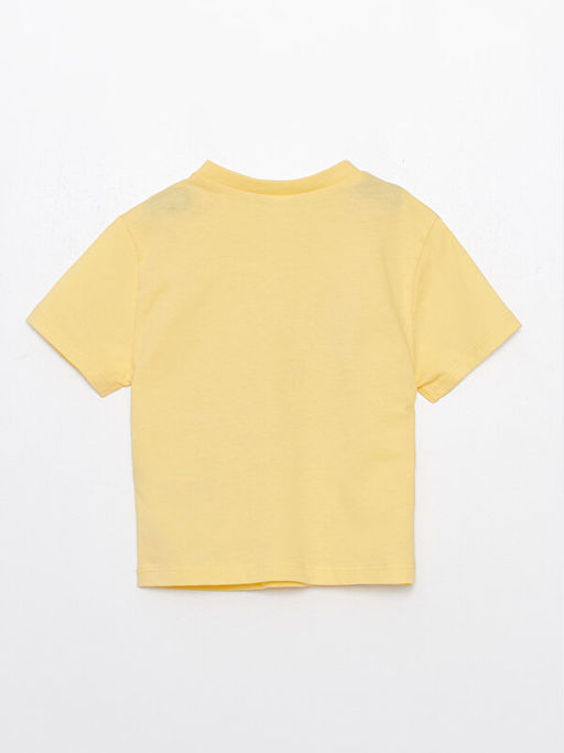 Bisiklet Yaka Bask?l? Erkek Bebek Ti??rt - Waikiki фото 2