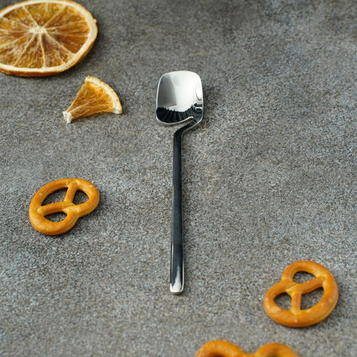 Ложка чайная Magistro Wave, длина 13.5 см, нержавеющая сталь, серебристая  фото 6