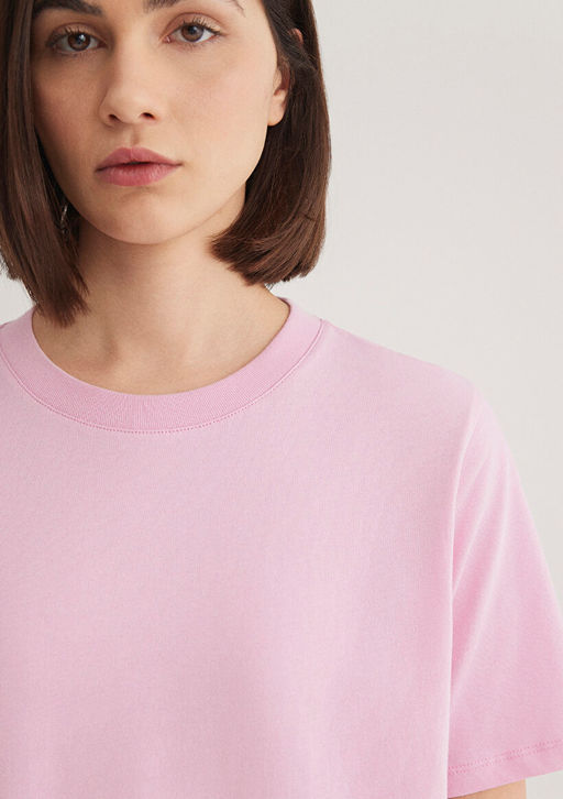 Lila Basic Tisort - Mavi фото 7