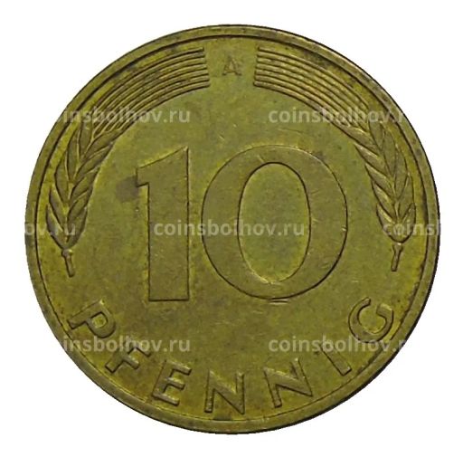 Монета 10 пфеннигов 1993 года A Германия