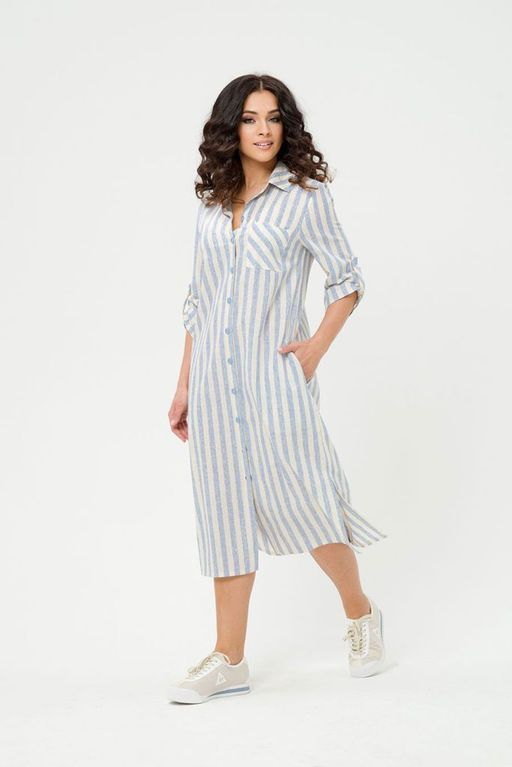 Платье-рубашка Дайкири (46) - Serenada фото 3