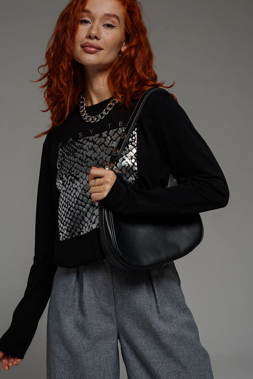 8519 Футболка с длинным рукавом женская