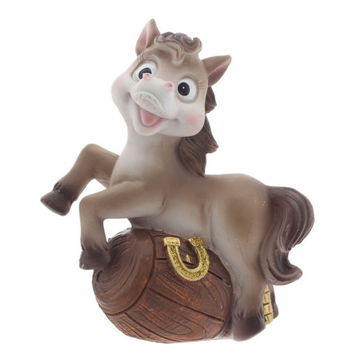 Копилка "Лошадка", L12 W6 H13 см, 4в.