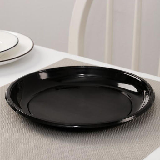 Набор одноразовой посуды премиум Доляна Фуршет, 4 персоны, тарелки, вилки, стаканы 200 мл, рюмки 100 мл, салфетки  фото 6