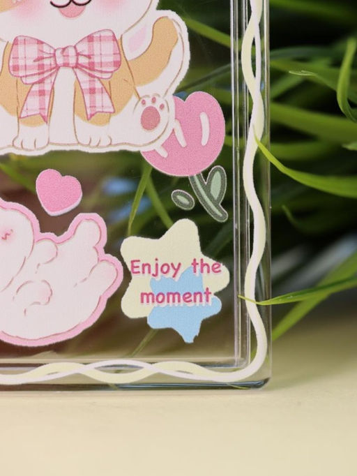 Футляр для карт с брелком "Enjoy the moment", yellow