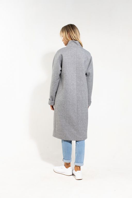 Бажена демисезонное пальто 50% шерсть, 50% полиэстер - Дюто фото 5