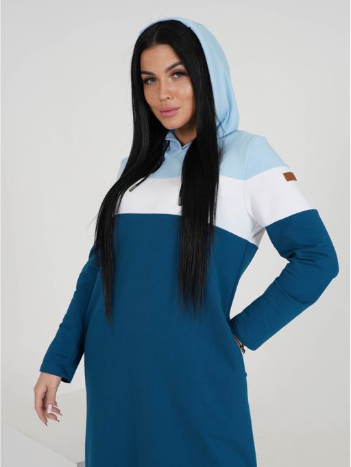 Хадижа платье женское (голубой) - Lovetex фото 5