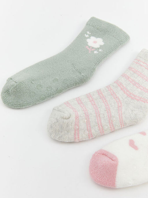 Basic K?z Bebek Soket ?orap 3l?