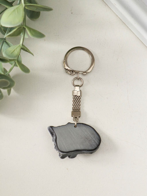 Брелок "Лисенок лежит (барельеф)" 2,4 см