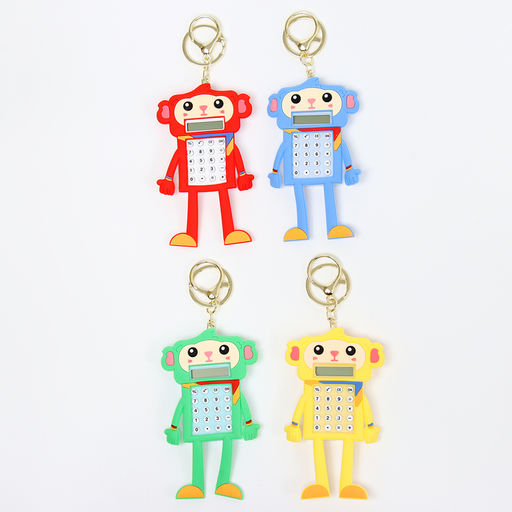 Головоломка-лабиринт Обезьянка с калькулятором, на брелоке, цвета МИКС - Simaland фото 2