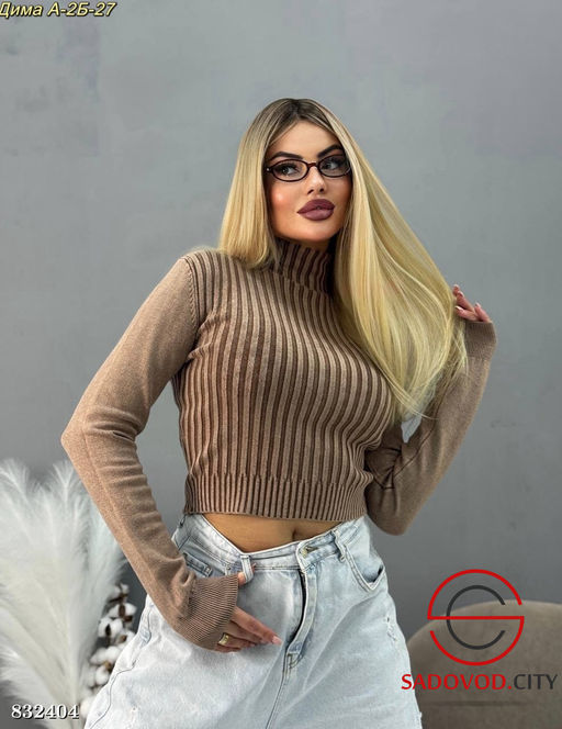 Кофта женская с высоким горлом - Bruno фото 3