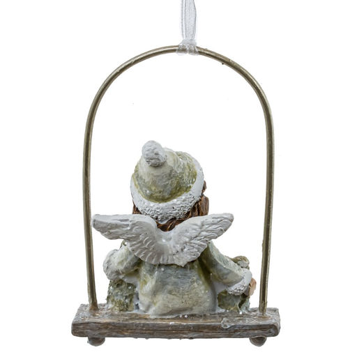 Изделие декоративное подвесное "Девочка на качелях", L5 W3,5 H8 см, 2в.