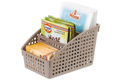 Органайзер Лофт с перегородками широкий 180х135х120мм (латте) 672020 Виолет  фото 6