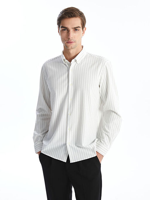Slim Fit Uzun Kollu Arm?rl? Erkek G?mlek