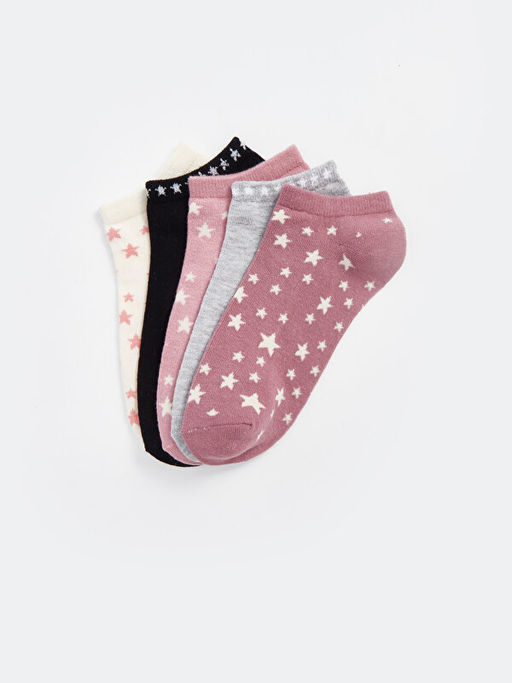 Desenli Kad?n Patik ?orap 5li Paket - Waikiki фото 2