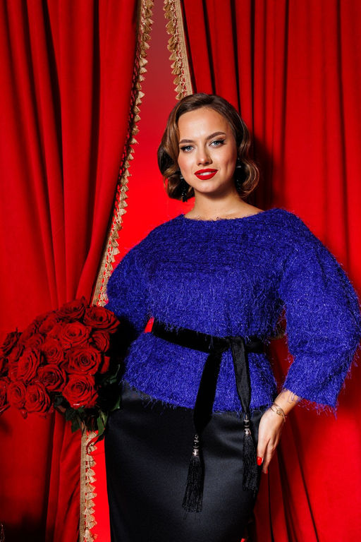 Костюм Мода Юрс 2382 черный+синий/трава