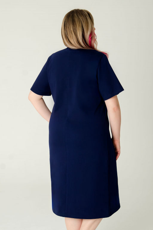 Арт. 4160 Домашняя туника женская 52-60 (5 шт) Цвет:темно-синий