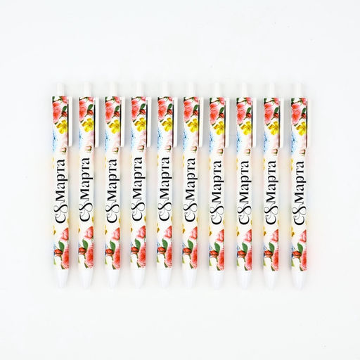 Цена за 10 шт. Ручка шариковая, синяя паста, 0.7 мм, автоматическая, матовая С 8 марта