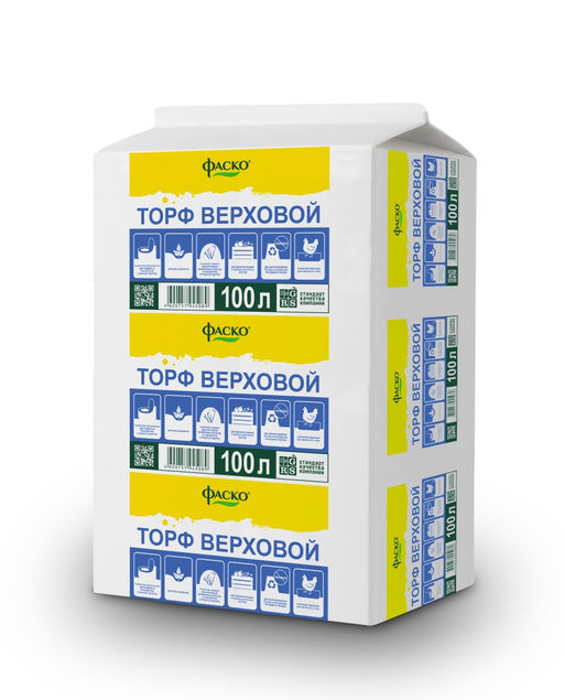 ФАСКО Торф верховой прессованный 100 л
